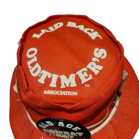 Vintage 1989 Red Funny Camping Hat - Picture 6 of 7